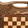 Шахматы + Нарды резные Арарат 2 40, Haleyan