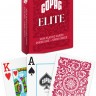 Карты "1546 Elite Plastic Poker Size Jumbo Index red Single deck"