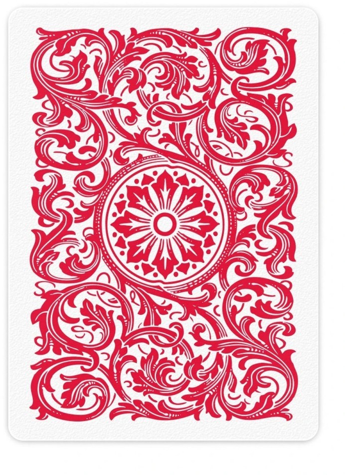 Карты "1546 Elite Plastic Poker Size Jumbo Index red Single deck"