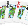 Карты "1546 Elite Plastic Poker Size Jumbo Index red Single deck"