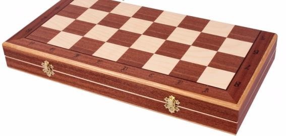 Шахматы "Дебют" 48 см маркетри, Madon (деревянные, Польша)