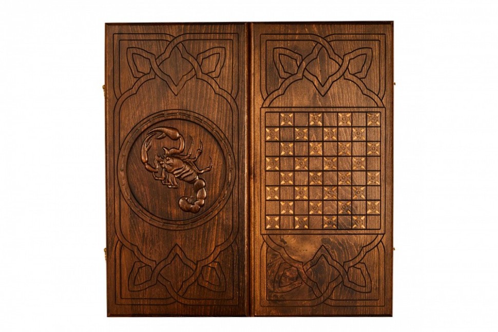 Нарды резные "Скорпион" 60, Mkhitaryan