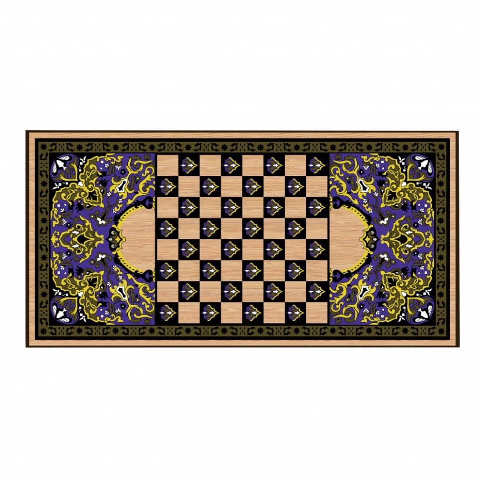 Нарды + Шашки Сирия Башня средние (Россия, дерево, 50 см), Partida