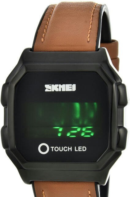 Наручные часы skmei 1650lbkbn black-brown leather