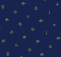 Коврик для Таро /Астрологический мат / Tarot Cloth (Astrology) - 80x80