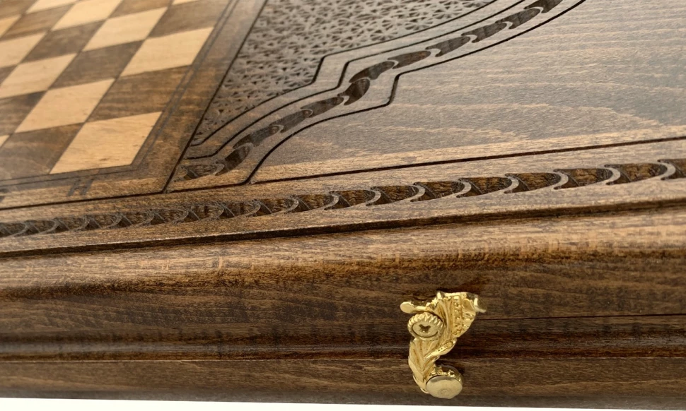 Нарды резные "Лошадь 2" 60, Zakaryan