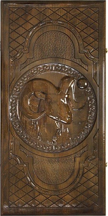 Нарды резные "Зодиак Овен", Ustyan