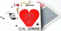 Карты &quot;Fournier no. 2800 jumbo index red&quot; 100% пластик