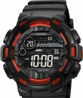 Наручные часы skmei 2110bkog black/orange transparent