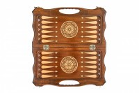 Шахматы + нарды резные Бриз-2 50, Haleyan