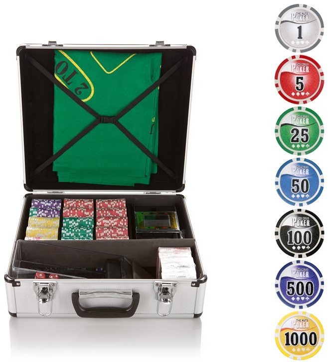 Набор для игры в покер и блэк-джек Nuts на 600 фишек