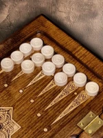 Нарды резные &quot;Золотой Узор 1&quot; 40, Mirzoyan