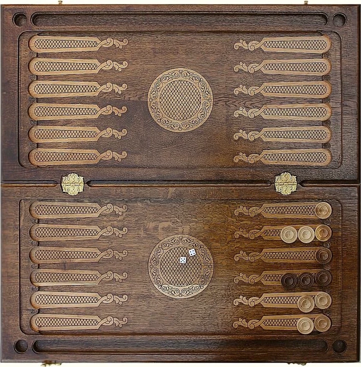 Нарды резные "Герб РФ 2", Mkhitaryan