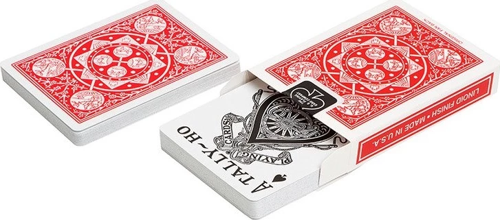 Карты "Tally-Ho Standard Index red Fan"