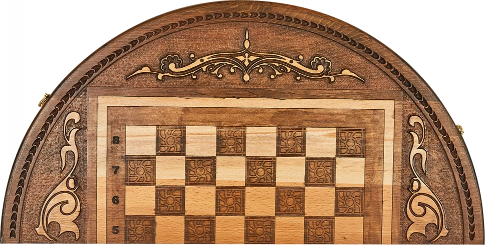 Шахматы + нарды резные "Аревик" 60, Mkhitaryan