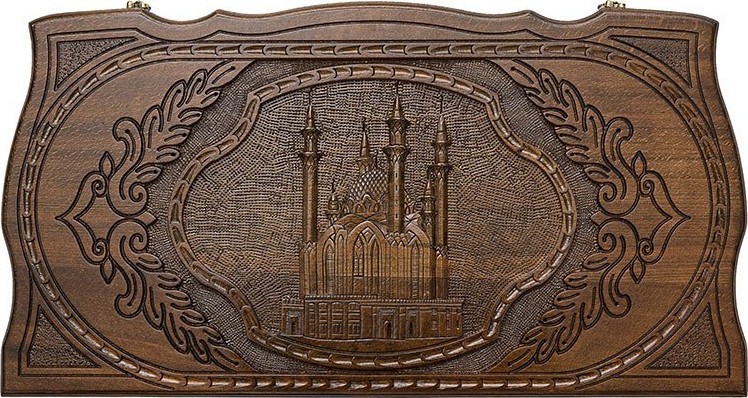 Нарды резные "Мечеть Кул-Шариф", Rasulov