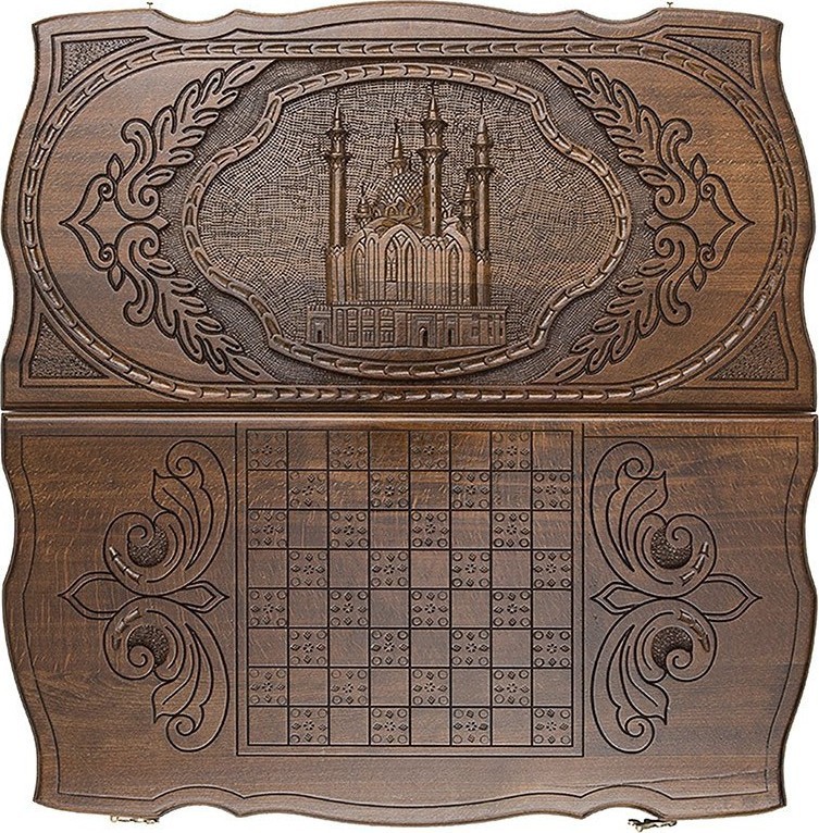 Нарды резные "Мечеть Кул-Шариф", Rasulov