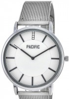 Наручные часы pacific x6158-1 корп-хром циф-бел/черн сеткка