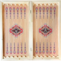 Нарды + Шашки Сирия Лев Король большие (Россия, дерево, 60 см), Partida