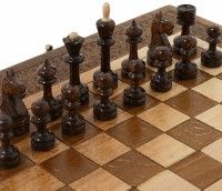 Шахматы + Нарды резные 30, Haleyan