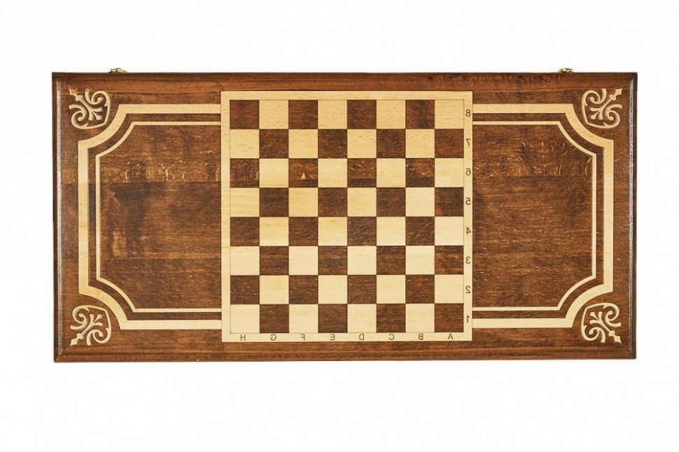 Нарды резные "Золотой Узор 5" 60, Mirzoyan